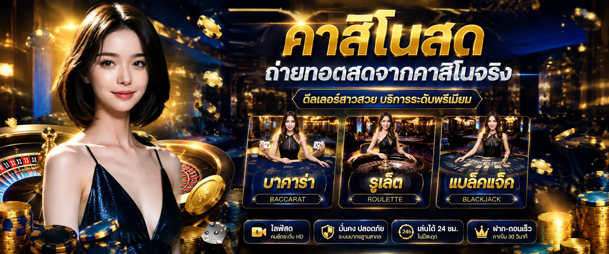 คาสิโนออนไลน์ BKM88 บาคาร่าสดถ่ายทอดสด